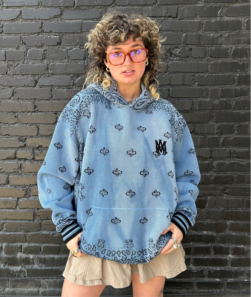 Amiri Bandana Basketball Hoodie