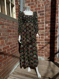 Pink City Prints Floral Maxi Dress