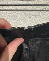 70s Gucci leather horsebit pants