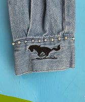 Vintage Western Rodeo Denim Dress