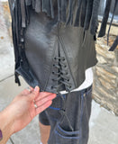 Vintage Wilson’s Leather Open Road Black Biker Jacket