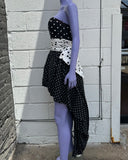 Vintage Gunne Sax Polka Dot Cocktail Dress