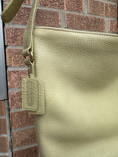 Vintage Coach Sonoma Bucket Bag Sage Green