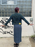 Raw Indigo Dye Denim Jacket