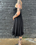 Derek Lam Black Linen Dress