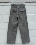 Chloé Wide Leg Striped Cotton Pants