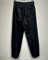 70s Gucci leather horsebit pants