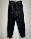 70s Gucci leather horsebit pants