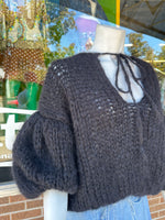 Maiami Mohair Bomber Sweater