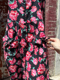Vintage Laura Ashley Floral Capri Romper