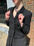 Vintage Oscar De La Renta Cropped Length Jacket