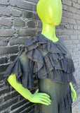 Goen.J sheer ruffled maxi dress