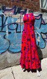 Vintage Waltah Clarke’s Bark Cloth Hawaiian Dress