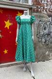 De Loreta Ruffle Sleeve Dress