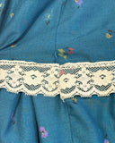 ‘70s tiered floral dress