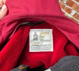 London Fog Red Fleece Lined Trench Coat