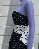 Vintage Gunne Sax Polka Dot Cocktail Dress