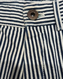 Chloé Wide Leg Striped Cotton Pants