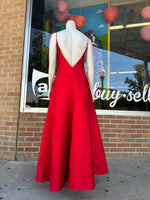 Vintage Ralph Lauren Red Ball Gown