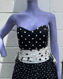 Vintage Gunne Sax Polka Dot Cocktail Dress