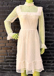 Vintage Long Sleeve Lace Dress
