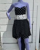 Vintage Gunne Sax Polka Dot Cocktail Dress