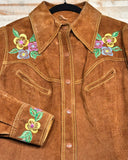 Vintage Western Suede Jacket