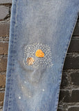 Hand stitched Levi’s