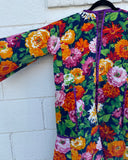 Quilted Floral Coat