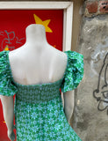 De Loreta Ruffle Sleeve Dress