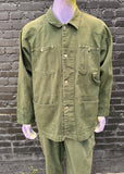 Vintage Green Denim Set