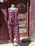 Vintage Laura Ashley Floral Capri Romper