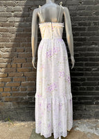 Elegant ‘70s Floral Gown
