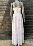 Elegant ‘70s Floral Gown