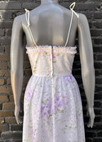 Elegant ‘70s Floral Gown