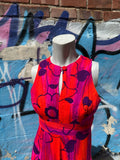 Vintage Waltah Clarke’s Bark Cloth Hawaiian Dress