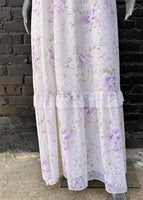 Elegant ‘70s Floral Gown