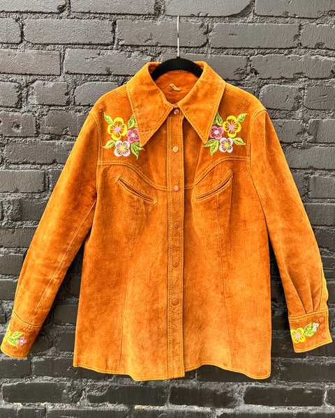 Vintage Western Suede Jacket
