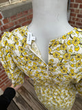 Yellow Floral Rhode Dress