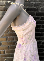Elegant ‘70s Floral Gown