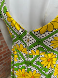 Vintage Handmade Daisy Flower Dress “Princess Kaiulani”