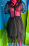 Disturbia Sheer Black Dress