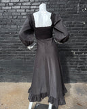Ganni Smocked Metallic Dress