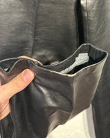 70s Gucci leather horsebit pants