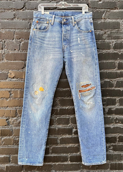 Hand stitched Levi’s