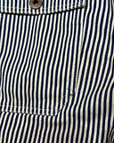 Chloé Wide Leg Striped Cotton Pants
