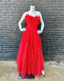 80s Gunne Sax by Jessica McClintock Polka Dot Gown