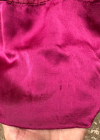 Hot pink linen maxi