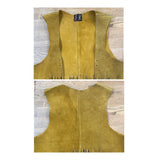 Leather and Fringe Handmade Vest