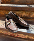 Vintage Gucci Loafers in Cocoa Leather